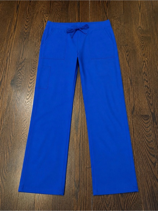 Scrubstar Pants - Scrubstar Royal Blue Scrub Pants Women’s Straight Leg Drawstring Size Large